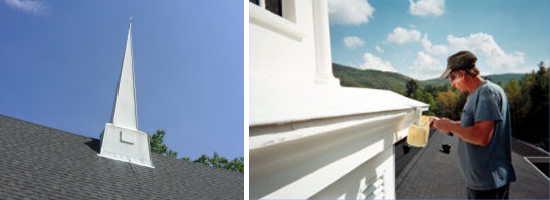 Southern Steeplejacks repairs and fully restores wood, copper, aluminum, fiberglass and masonry steeples. - Southern Steeplejacks - 828-685-0940